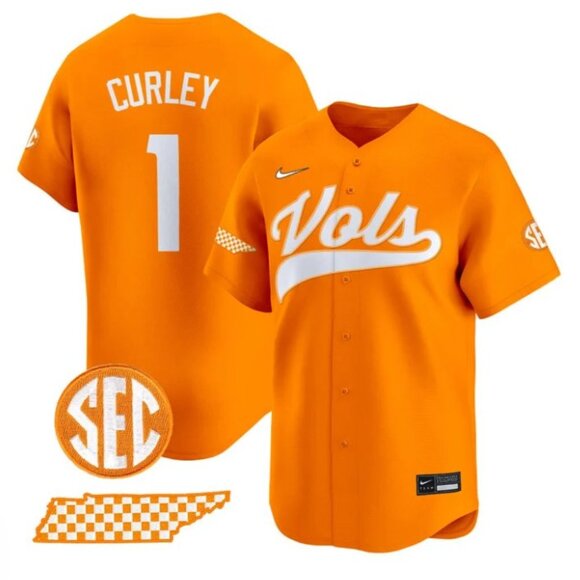 Mens Youths Kids Womens Dean Curley Jersey Stitched Orange